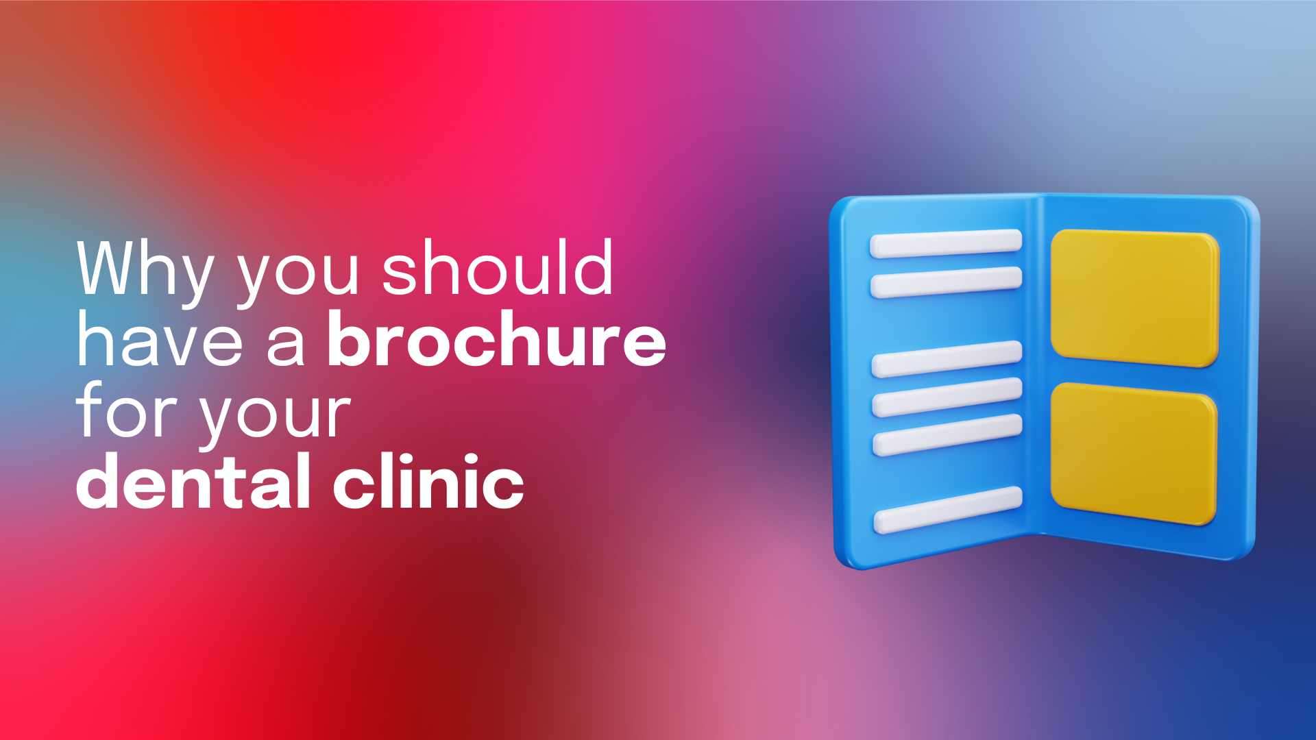 dentist brochure