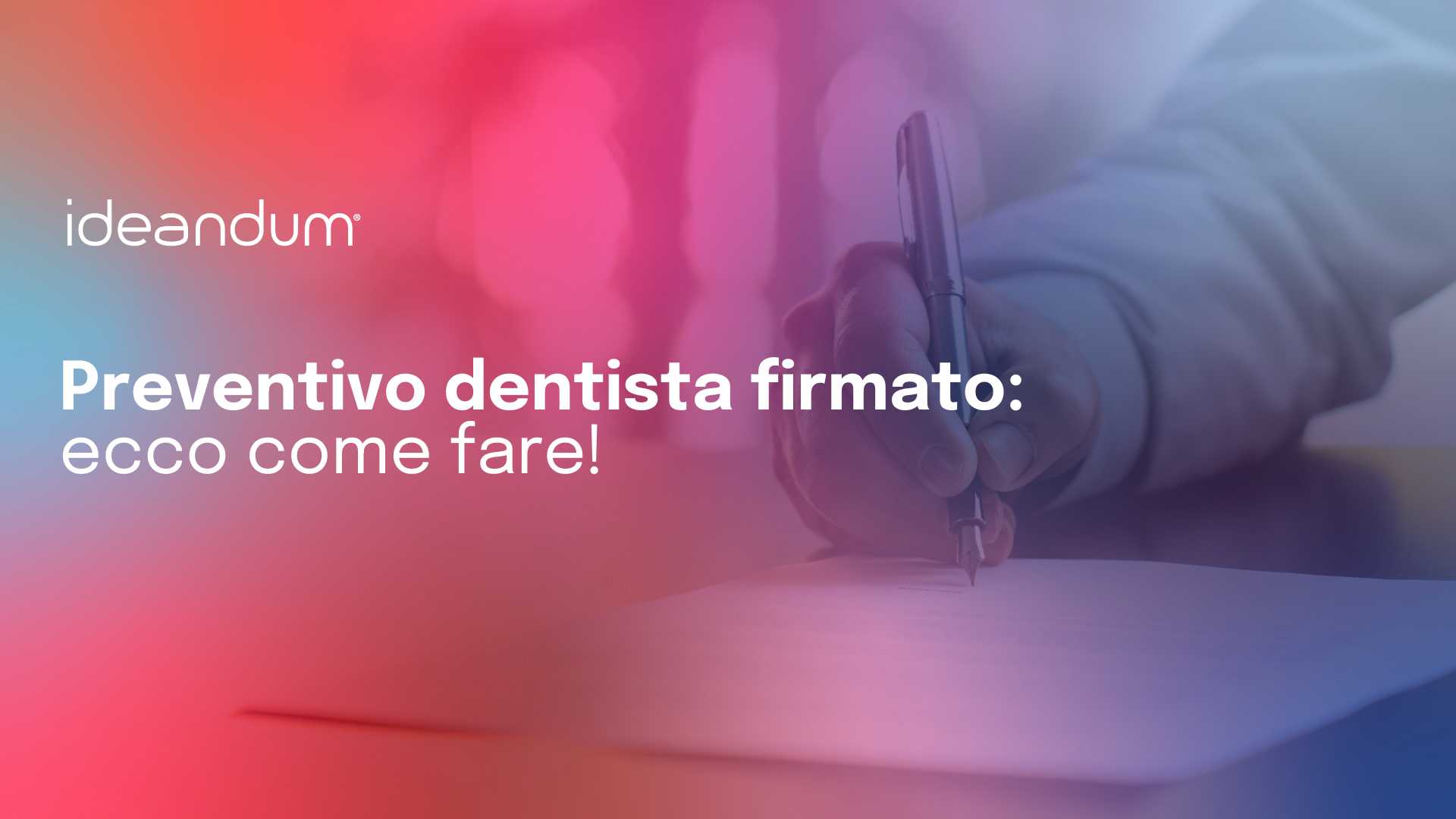 preventivo dentista firmato ecco come fare | ideandum