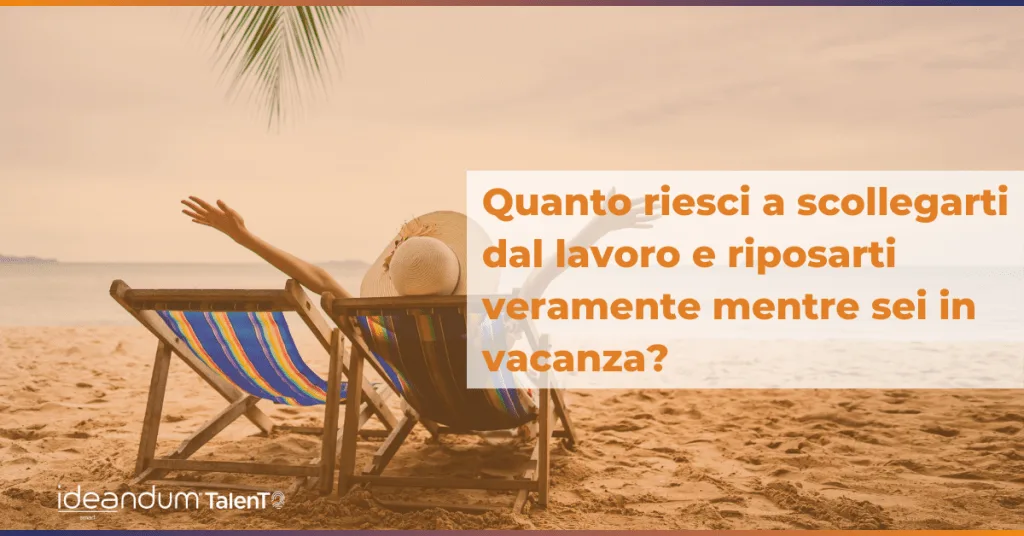scollegarsi dal lavoro