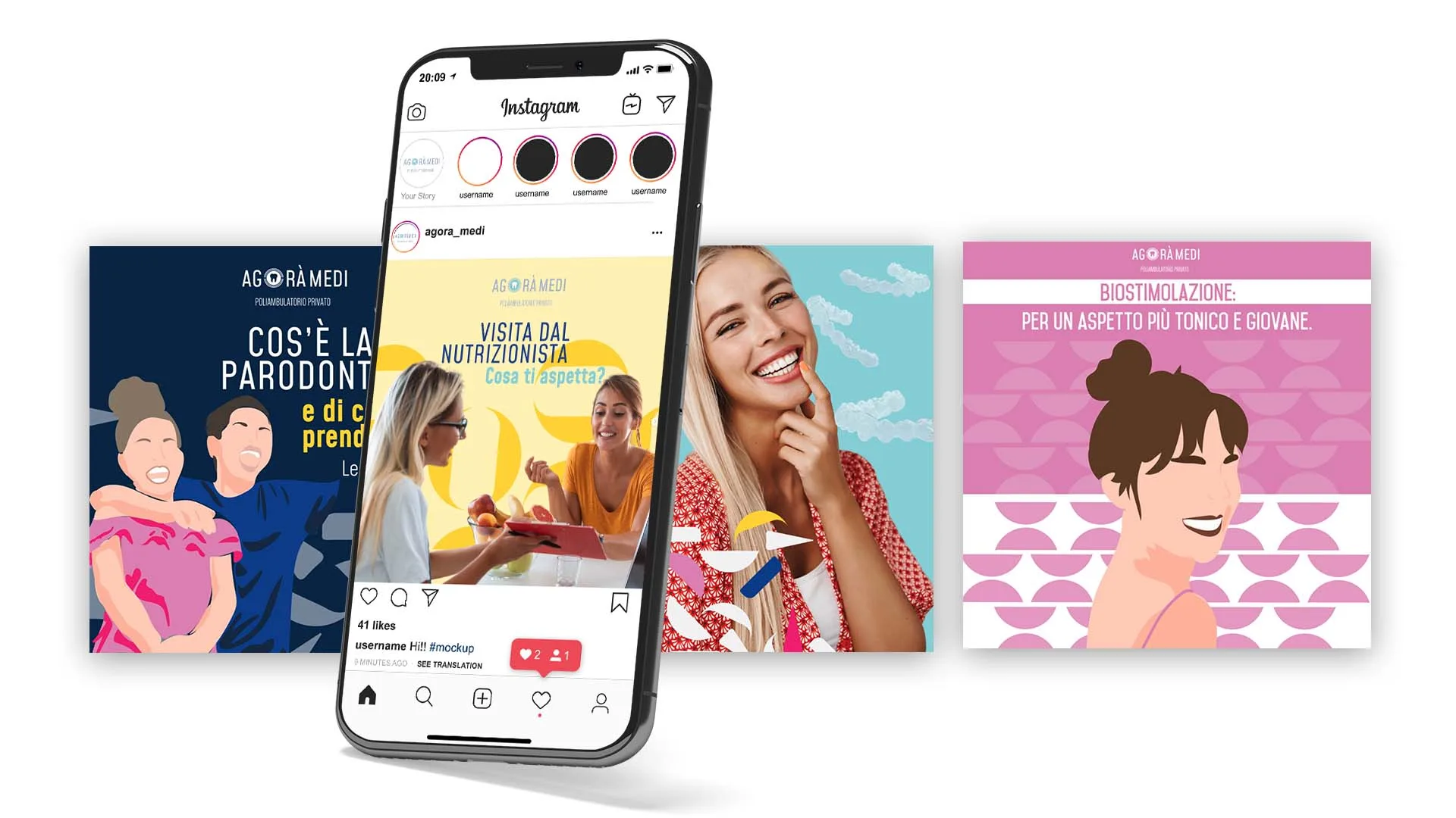 marketing dentista: social media agorà medi