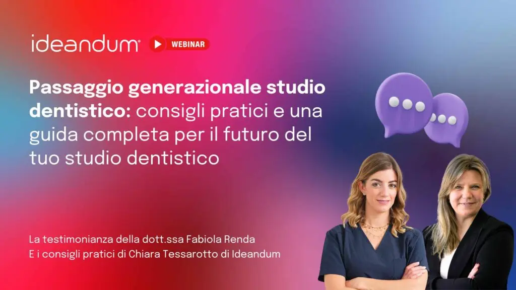 Passaggio generazionale studio dentistico
