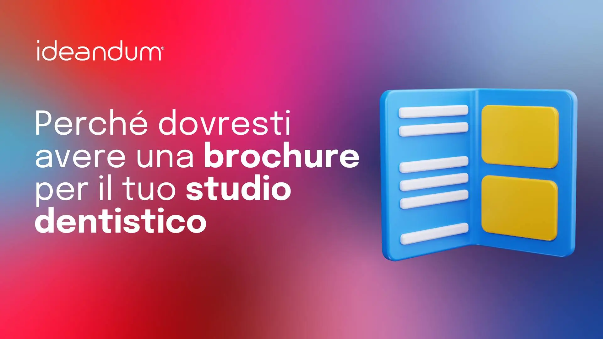 brochure dentista ideandum
