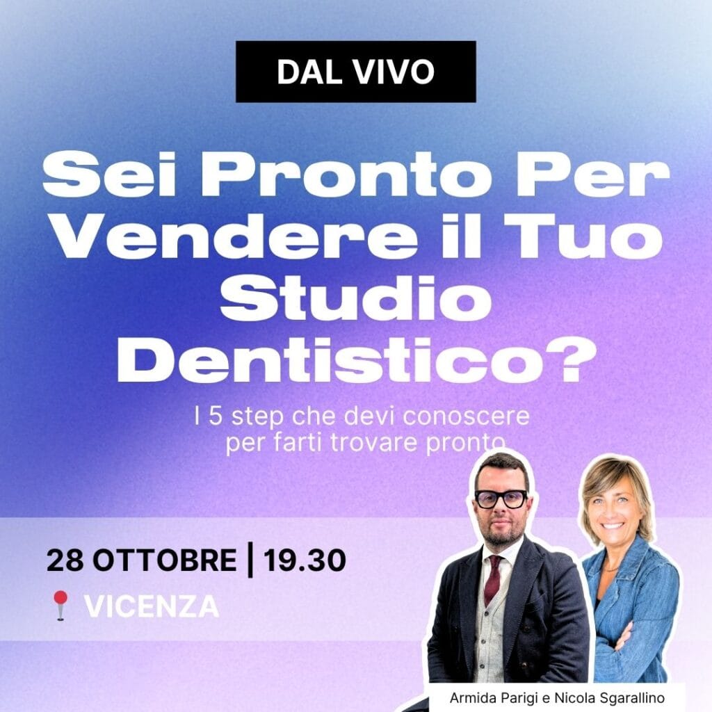 Vendere lo Studio Dentistico