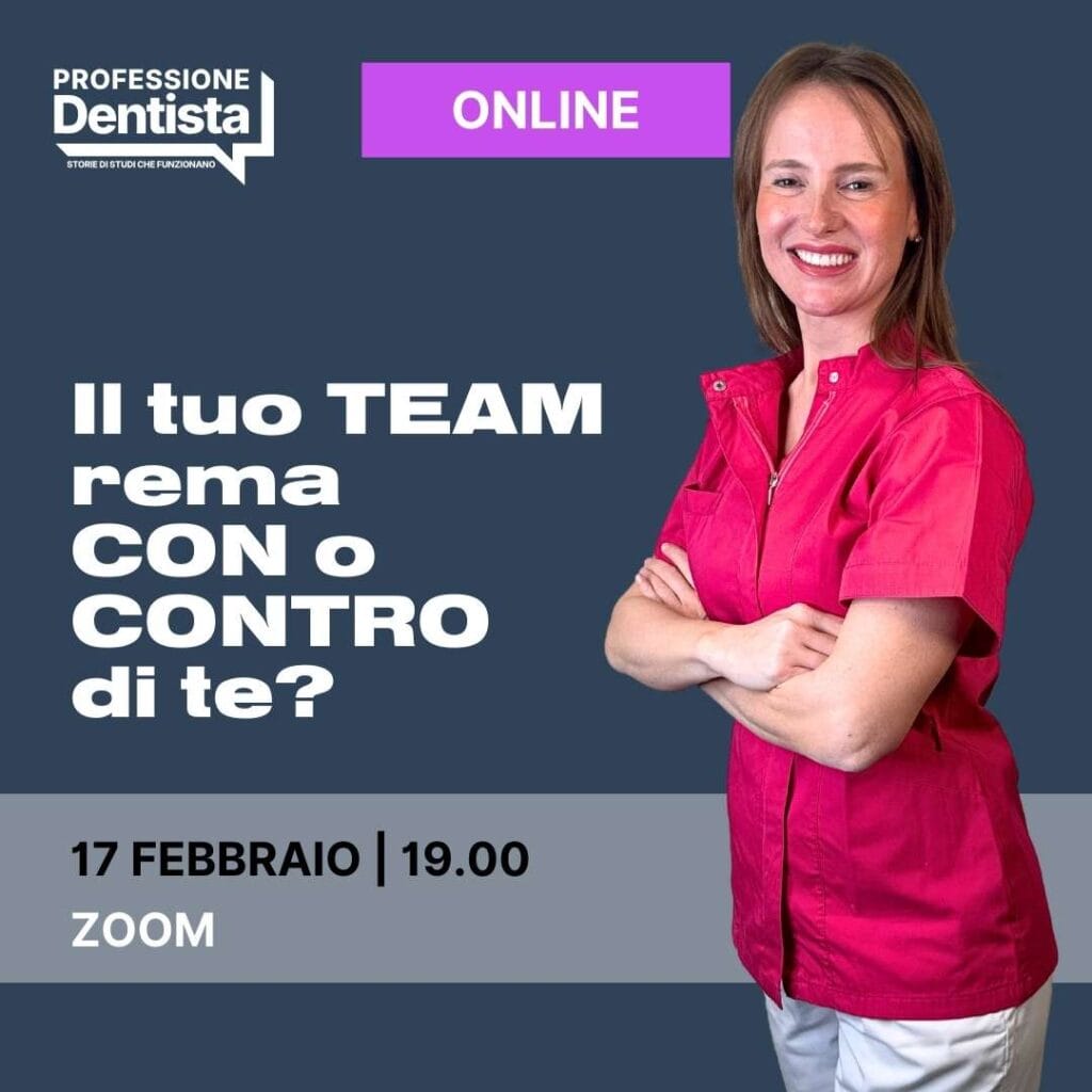 WEBINAR CON DR.SSA LIVIA MONTAGNA L TUO TEAM REMA CON O CONTRO DI TE?